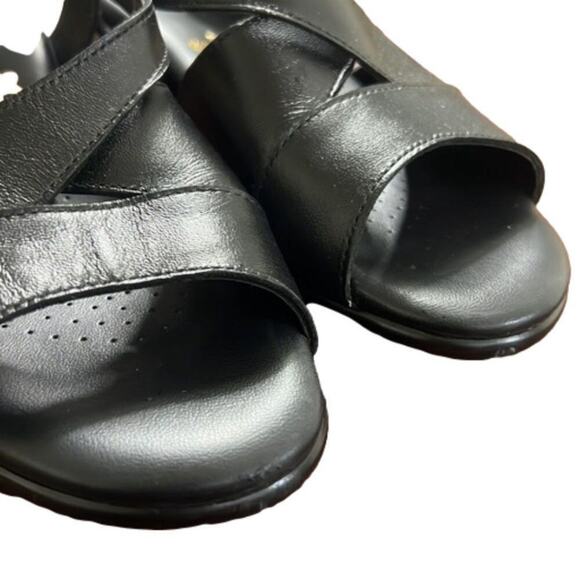 SAS TRIPAD CARESS LEATHER WEDGE SANDALS SIZE 8 1/2 - Picture 5 of 6